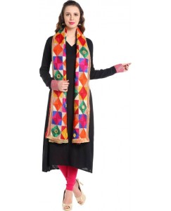 Dupatta Bazaar Pure Chiffon Embroidered Women's Dupatta