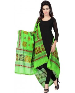 Banjara India Cotton Embroidered Women's Dupatta