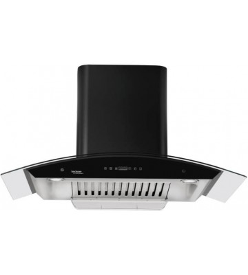 Hindware Nevio 90 BLK Auto Clean Wall Mounted Chimney  (Black 1200)