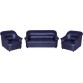 Sethu Furniture Fabric 3 + 1 + 1 Violet Sofa Set