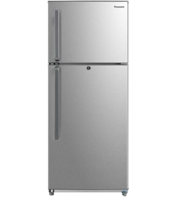 Panasonic 400 L Frost Free Double Door 3 Star Refrigerator  (Stainless Steel, NR-BC40SSX1)