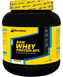 MuscleBlaze Raw Whey Protein  (1 kg, Unflavored)