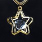 Nuovo Fashion Star shape pendent Alloy Necklace