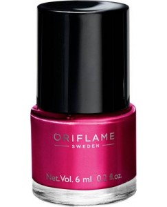 Oriflame Sweden Pure Colour Nail Polish Mini Hot Fuschia Hot Fuschia  (6 ml)