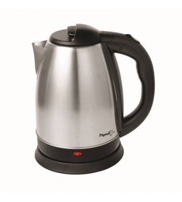 Pigeon Shiny Electric Kettle  (1.5 L, Silver, Black)