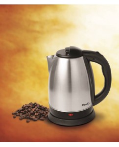 Pigeon Shiny Electric Kettle  (1.5 L, Silver, Black)