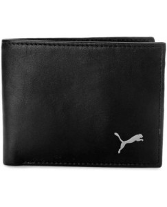 MK Boys Black Genuine Leather Wallet  (3 Card Slots)