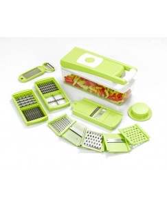 Ganesh 14 in one Quick Dicer Chopper  (Green)