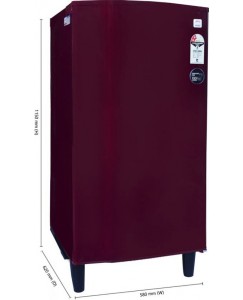 Godrej 185 L Direct Cool Single Door 2 Star Refrigerator  (Wine Eternity, RD EDGE 185 CW 2.2)