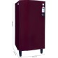 Godrej 185 L Direct Cool Single Door 2 Star Refrigerator  (Wine Eternity, RD EDGE 185 CW 2.2)