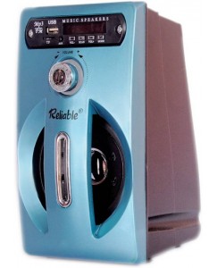 Reliable Sound box MP3 FM Radio SD Card reader USB 10 W Mobile/Tablet Speaker  (Blue, 2.1 Channel)