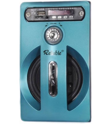 Reliable Sound box MP3 FM Radio SD Card reader USB 10 W Mobile/Tablet Speaker  (Blue, 2.1 Channel)