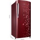 Samsung 192 L Direct Cool Single Door 3 Star Refrigerator  (Sangneri Red, RR19M1723RY/HL)