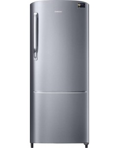 Samsung 212 L Direct Cool Single Door 3 Star Refrigerator  (Elegant Inox, RR22M272ZS8/NL)