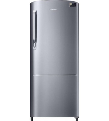 Samsung 212 L Direct Cool Single Door 3 Star Refrigerator  (Elegant Inox, RR22M272ZS8/NL)