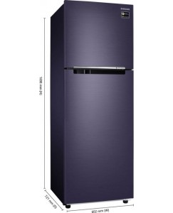 Samsung 275 L Frost Free Double Door 3 Star Refrigerator  (Pebble Blue, RT30M3043UT/HL)