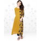 Anmi Floral Print Women's Straight Kurta  (Yellow)