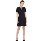 Miss Chase Women's Bodycon Black Dress