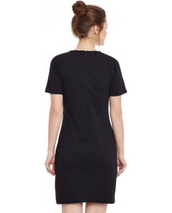 Miss Chase Women's Bodycon Black Dress