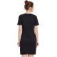 Miss Chase Women's Bodycon Black Dress