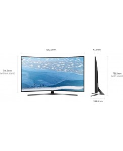 Samsung 138cm (55 inch) Ultra HD (4K) Curved LED Smart TV  (55KU6570)