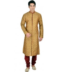 Sanwara Men's Kurta and Churidar Set