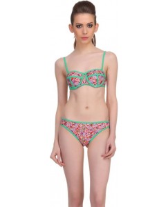 Clovia Floral Print Women Swimsuit