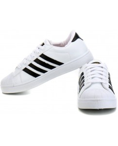 Sparx SD0323G Canvas Shoes For Men  (White, Black)