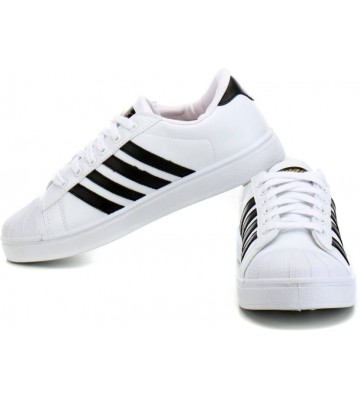 Sparx SD0323G Canvas Shoes For Men  (White, Black)