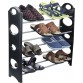 Bestway Plastic, Steel Collapsible Shoe Stand  (4 Shelves)