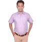 Neeya Fashions Men's Solid Casual Purple Shirt