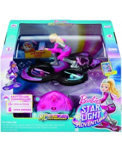 Barbie Star Light Adventure RC Flying Hover Board  (Multicolor)