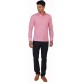 Sliver Tag Men's Checkered Casual Pink Shirt