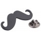 Shining Jewel Stylish Mens Blazers Tuxedo Moustache Lapel-pin Brooch Badge Brooch  (Black)