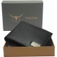 Hidelink Men Black Genuine Leather Wallet  (5 Card Slots)