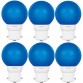 Luminous 0.5 W Round B22 D LED Bulb  (Blue, Pack of 6)