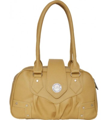 FD Shoulder Bag  (Beige)