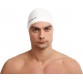 Speedo Unisex-Adult Plain Flat Silicone Swimming Cap  (White, Pack of 1)