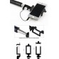 iVoltaa Cable Selfie Stick  (Black)