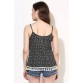 Veni Vidi Vici Casual Sleeveless Printed Women's Multicolor Top