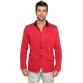 LUCfashion Self Design Single Breasted Casual Men's Blazer  (Red, Black)