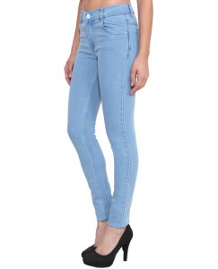 Crease & Clips Slim Women's Light Blue Jeans