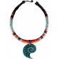 Collana Coloured Bead And Shell Pendent Necklace Shell Necklace