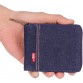 Levi's Men Blue Genuine Leather, Denim Wallet  (4 Card Slots)